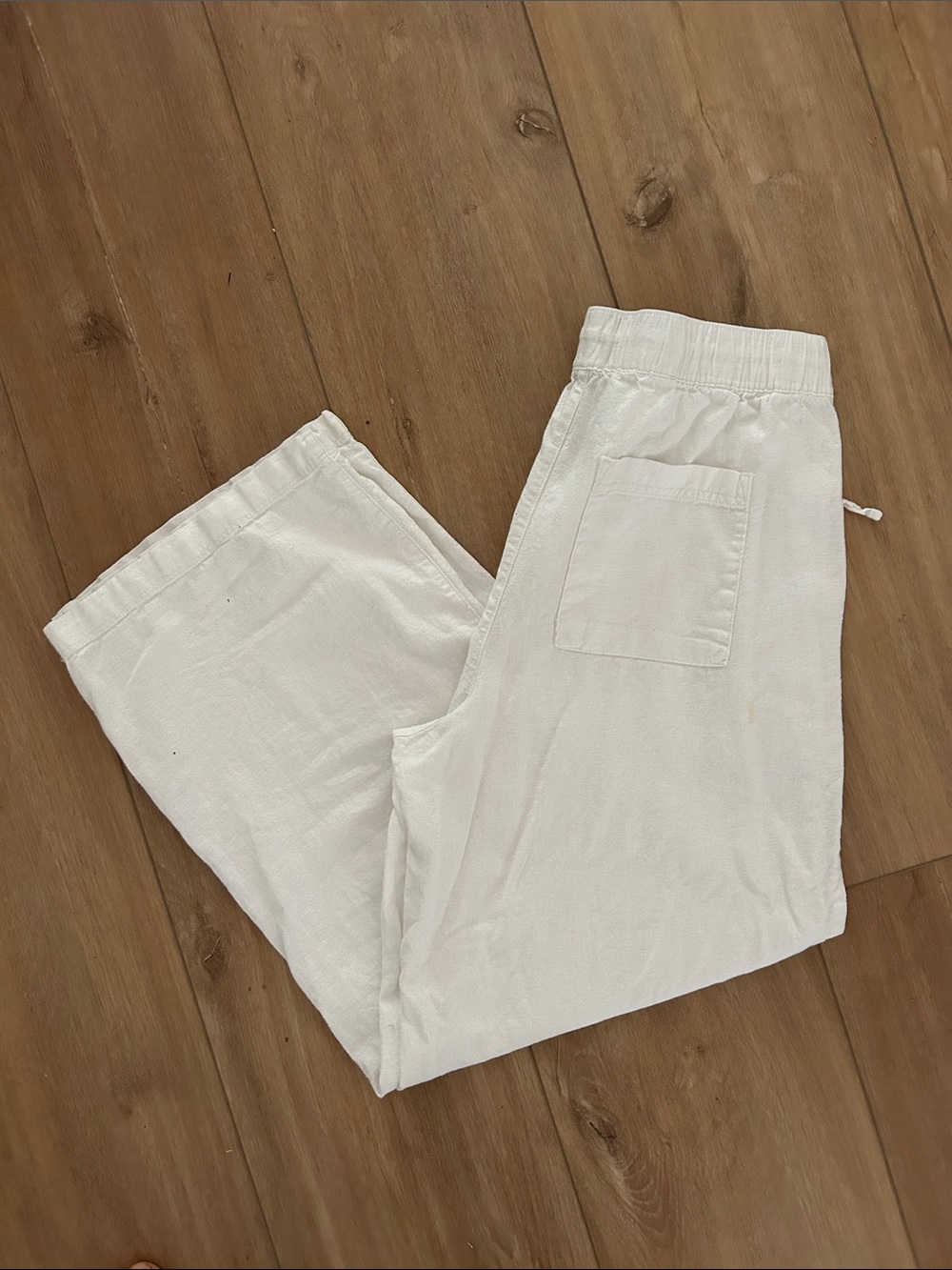 Worn once- GAP Wide Leg Linen Beach Pants - Picture 7 of 10